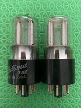 Load image into Gallery viewer, Matched Pair General Electric GE 6SL7 6SL7GT Vacuum Tubes

