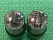 Load image into Gallery viewer, Matched Pair General Electric GE 6SN7 6SN7GTB Vacuum Tubes Copper Support Rods
