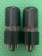 Load image into Gallery viewer, General Electric GE 6AX5 6AX5GT Black Plate Vacuum Tube Rectifier
