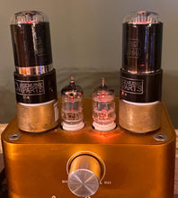 Load image into Gallery viewer, Matched Pair GM-Labeled National Union NU 6V6 6V6G 6V6GT Black Glass Vacuum Tubes NOS-Testing
