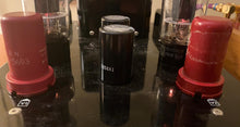 Load image into Gallery viewer, Matched Pair RCA 5693 6SJ7 Vacuum Tubes Industrial Grade Red Bottle NOS-Testing
