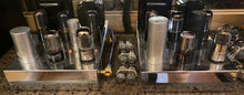 Load image into Gallery viewer, Matched Pair General Electric GE 6SN7 6SN7GTB Vacuum Tubes Copper Support Rods NOS-Testing
