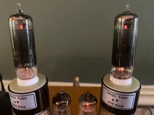 Load image into Gallery viewer, Matched Pair Lansdale 6AQ5 Vacuum Tubes Black Glass NOS-Testing
