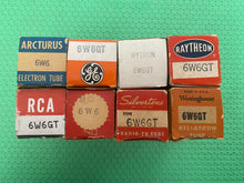 Load image into Gallery viewer, 9 US-Made 6W6 6W6GT Vacuum Tubes NOS NIB Lot Of Nine
