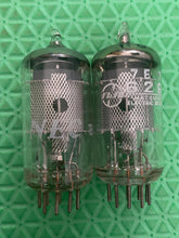 Load image into Gallery viewer, Matched Pair Japanese 6267 / EF86 Mesh Plate Vacuum Tubes
