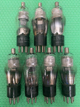 Load image into Gallery viewer, 7 US-Made 7B7 Vacuum Tubes Lot Of Seven

