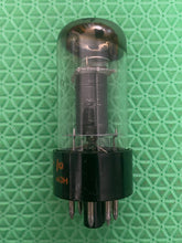 Load image into Gallery viewer, Sylvania 6K6 6K6GT Vacuum Tube Black Plate Chrome Dome / Silver Top NOS-Testing
