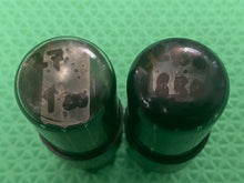Load image into Gallery viewer, Matched Pair General Electric GE 6K6 6K6GT Vacuum Tubes Black Glass NOS-Testing
