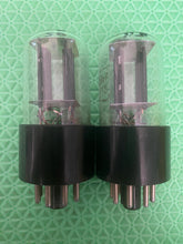 Load image into Gallery viewer, Matched Pair RCA 6SN7 6SN7GTB Vacuum Tubes Valves Copper Support Rods NOS-Testing

