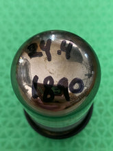 Load image into Gallery viewer, Sylvania 6K6 6K6GT Vacuum Tube Black Plate Chrome Dome / Silver Top NOS-Testing
