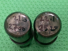 Load image into Gallery viewer, Matched Pair General Electric GE 6V6 6V6GT Vacuum Tubes Black Plates
