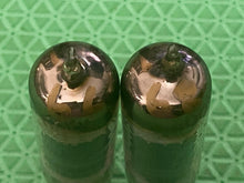 Load image into Gallery viewer, Matched Pair General Electric GE 6005 6AQ5 Black Plate Vacuum Tubes
