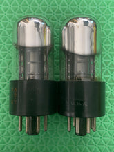 Load image into Gallery viewer, Matched Pair Sylvania 6K6 6K6GT Vacuum Tubes Silver Tops
