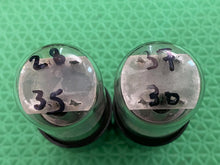 Load image into Gallery viewer, Matched Pair General Electric GE 6SL7 6SL7GT Vacuum Tubes
