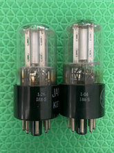 Load image into Gallery viewer, Matched Pair General Electric GE 6SL7 6SL7GT Vacuum Tubes NOS-Testing
