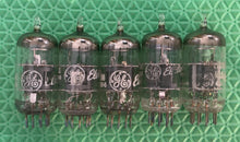 Load image into Gallery viewer, 5 General Electric GE 6JW8 / 6LX8 / ECF802 Vacuum Tubes NOS NIB Lot Of Five

