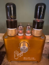 Load image into Gallery viewer, Matched Pair OTK 6V6 6V6GT Black Glass Vacuum Tubes NOS-Testing
