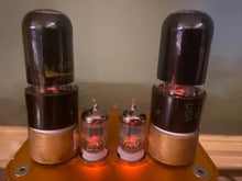Load image into Gallery viewer, Matched Pair OTK 6V6 6V6GT Black Glass Vacuum Tubes NOS-Testing
