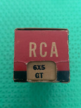 Load image into Gallery viewer, RCA 6X5 6X5GT Vacuum Tube Rectifier Black Plates NOS NIB
