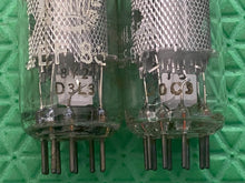 Load image into Gallery viewer, Matched Pair Amperex 6267 / EF86 Mesh Plate Vacuum Tubes
