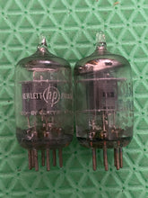 Load image into Gallery viewer, Matched Pair Sylvania 6SJ7 6J8P Vacuum Tubes NOS-Testing
