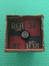 Load image into Gallery viewer, RCA Number Type 38 #38 Vacuum Tube Engraved Base Shoulder Shape NOS NIB

