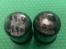 Load image into Gallery viewer, Matched Pair Ken-Rad 6K6 6K6GT Vacuum Tubes Black Glass
