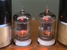 Load image into Gallery viewer, Matched Pair Sylvania 6SJ7 6J8P Vacuum Tubes NOS-Testing
