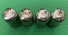 Load image into Gallery viewer, 4 US-Made 7B7 Vacuum Tubes Lot Of Four
