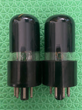Load image into Gallery viewer, Matched Pair Tung-Sol 6K6 6K6GT Black Bottles Vacuum Tubes NOS-Testing
