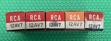 Load image into Gallery viewer, 4 RCA 12AV7 Vacuum Tubes Valves NOS NIB Lot Of Four
