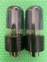 Load image into Gallery viewer, Matched Pair Raytheon 6V6 6V6GT Vacuum Tubes Gray Glass
