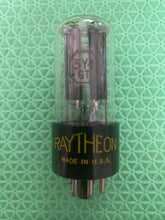 Load image into Gallery viewer, Raytheon 5Y4 5Y4GT Vacuum Tube Black Plate Rectifier
