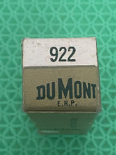 Load image into Gallery viewer, DuMont 922 Photo Tube NOS NIB
