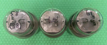 Load image into Gallery viewer, Matched Trio Sylvania-MANUFACTURED 6N6 6N6G Vacuum Tubes Shoulder ST-Shape NOS-Testing
