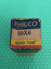 Load image into Gallery viewer, Philco 50X6 Vacuum Tube NOS NIB
