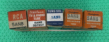 Load image into Gallery viewer, 5 US-Made 5AN8 Vacuum Tubes NOS NIB Lot Of Five
