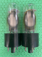 Load image into Gallery viewer, Matched Pair General Electric GE 6DE4 Vacuum Tube Rectifiers NOS-Testing
