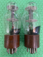 Load image into Gallery viewer, Matched Pair RCA 1626 USA VT-137 Vacuum Tubes Milspec Micanol Bases
