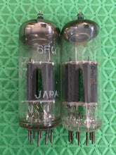 Load image into Gallery viewer, Matched Pair Toshiba 6FQ7 6CG7 Vacuum Tubes Copper Support Rods
