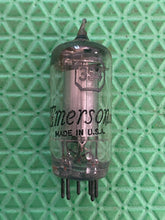 Load image into Gallery viewer, Matched Pair General Electric GE 6SN7 6SN7GTB Vacuum Tubes Valves Copper Support Rods
