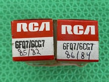 Load image into Gallery viewer, Matched Pair RCA 6FQ7 / 6CG7 Vacuum Tubes NOS NIB
