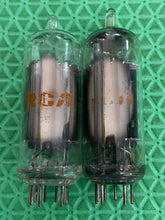 Load image into Gallery viewer, Matched Pair RCA 6FQ7 / 6CG7 Vacuum Tubes NOS NIB
