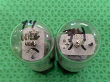 Load image into Gallery viewer, Matched Pair Sylvania 6DE4 Coin Base Vacuum Tube Rectifiers NOS-Testing
