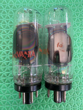 Load image into Gallery viewer, Matched Pair Sylvania 6DE4 Coin Base Vacuum Tube Rectifiers NOS-Testing

