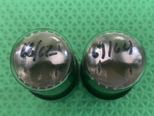 Load image into Gallery viewer, Matched Pair General Electric GE 6SN7 6SN7GTB Vacuum Tubes Copper Support Rods
