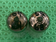 Load image into Gallery viewer, Matched Pair Toshiba 6FQ7 6CG7 Vacuum Tubes Copper Support Rods
