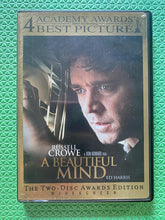 Load image into Gallery viewer, A Beautiful Mind Widescreen Two-Disk Awards Edition DVD
