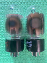 Load image into Gallery viewer, Matched Pair General Electric GE 5V4 5V4GA Vacuum Tubes Black Plate NOS-Testing
