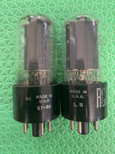 Load image into Gallery viewer, Matched Pair RCA 25L6 25L6GT Black Plate Vacuum Tubes

